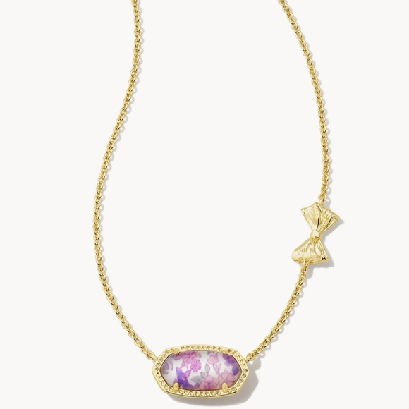 LoveShackFancy Jewelry - NWT Kendra Scott x LoveShack Fancy Elisa necklace in purple